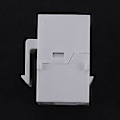 Miniatyrbild 5 av 5: 10 st Rj45 Kontakt Keystone Cat6 Förlängningsadapter, vit