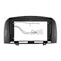 Miniatyrbilde 1 av 5: 2din Bilradio Fascia For 2005-2010 Dvd Stereo Ramme Plate Adapter Monterings Dash Installasjonsramme