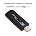 Miniatyrbilde 3 av 5: Trådløs 1200Mbps USB wifi-adapter MU-5300 Dual Band 2.4GHz 5.8GHz WiFi Antenne PC Mini Datamaskin Nettverkskort Mottaker