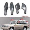Miniatyrbild 5 av 5: Bakre Vänster Tak Bagagehylla Skydd Takräcke Skydd Skena Ändstycke Skydd för Land Cruiser LC100 LX470 1998-2007