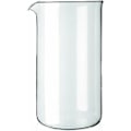 Miniatyrbillede 1 af 5: Reservekolbe i glas 8 kopper, transparent, 1 liter - diameter 10 cm
