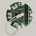 Miniatyrbild 4 av 5: Delad Port 10S 36V 20A Rund BMS för Flaskbatteripaket för Laddning och Urladdning med Tempsensor