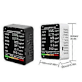 Miniatyrbilde 3 av 5: 6 i 1 Pm2.5 Pm10 Hcho Tvoc Co Co2 Multifunksjonell Luftkvalitetsdetektor LCD-skjerm Luftkvalitetstester - Hvit--hvit-i
