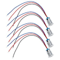 Miniatyrbillede 4 af 5: 4-pak LED indikatorlys 12mm, vandtæt, 110-220V, fælles anode, rød & blå - Industrielle kontrolkomponenter til signal & sikkerhed