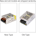 Miniatyrbilde 4 av 5: AC/DC spenningsomformer 5A 12V, universell regulert bryter strømforsyning for LED