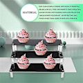 Miniatyrbillede 3 af 5: 3-lags Akryl Cupcake Display Stand, Samlingsorganisator Hylde, Dessert Holder og Kosmetikvare