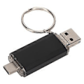 Miniatyrbillede 3 af 5: Hukommelse USB-stik USB 3.0 Type C Micro USB Vandtæt Høj Hastighed Plug and Paly Flash Drive til Telefon Computer 128GB