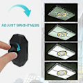 Pikkukuva 4 / 5: 1a 220vac Design Himmennettävä LED-himmennin (pyörivä himmennin) LED himmennettävä, On/off, 110-220v, Johtoon asennettava kytkin, Musta