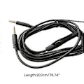 Miniatyrbilde 5 av 5: Headset-kabel med dempeknapp 3,5 mm kontakt for Astro A40TR/A40/A10 Gaming Headset Universal 3,5 mm flettet kabelledning