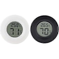 Miniatyrbillede 1 af 5: Mini Digital LCD Termometer Hygrometer, Lille Digital Elektronisk Temperatur Fugtighedsmåler Måler Til Inkubator Reptil Plante Terrarium (2 stk)