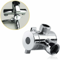 Miniatyrbilde 4 av 5: 3-veis dusjfordelerventil G1/2in Multifunksjons vannseparatoradapter Dusjtilbehør Dusjhode reservedel for bad-Fei Yu