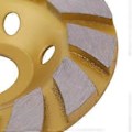 Miniatyrbild 4 av 4: 10cm Diamantsegment Slipskiva 6 Hål För Marmor Betong Sten