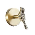Miniatyrbillede 1 af 5: Messing Guld Dyrekrog Massiv Messing Knagerække Dørkrog Badeværelse Køkken Kroge Håndklædeholder (Fugl)