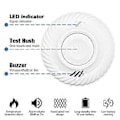 Miniatyrbild 4 av 5: Inbyggd 10-års Batteri Rökdetektor WiFi Funktion Tuya Smart Home Vardagsrum Barnrum Kök Butik Brandvarnare