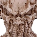 Miniatyrbillede 3 af 5: Bronze Guld Cthulhu Statue Cthulhu Kranie Resin Ornament Blæksprutte