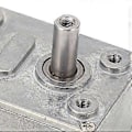 Pikkukuva 2 / 4: DC-vaihdemoottori, yksiakselinen CW CCW, itselukittuva kierukkavaihdemoottori jalustalla, etikettitulostimille, uuneille, 12 V, 160 RPM
