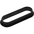 Miniatyrbillede 1 af 5: 6 stk. serie ovale ringe varmebestandige perforerede kagemousse ring non-stick bagering mini kageform kageringe
