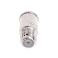 Miniatyrbild 5 av 5: 10 st Snabbkopplings F-kontakt Hane till Hona Adapter - Push On RF Koaxial