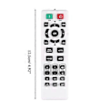 Miniatyrbilde 5 av 5: Smart Projektor Fjernkontroll Erstatning for Benq RS3355 ES6540 SP2535X SP2535S/H Projektor Trådløs Mediaspiller