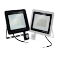 Miniatyrbild 1 av 3: 1PACK - 100W LED-strålkastare med rörelsesensor, kallvitt (6500K) 10000LM LED-strålkastare utomhus med sensor Vattentät IP66 Strålkastare LED utomhus säkerhet