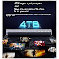Miniatyrbillede 2 af 5: M2 SSD Kabinet M.2 NVMe NGFF SATA SSD Kabinet Adapter 10Gbps Eksternt Kabinet Max 8TB Dobbelt Protokol Harddisk Kabinet