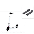 Miniatyrbild 2 av 5: Elscooter Framhjulsskydd Skoter Kontroller Skydd och Laddningsport Set för S1/S2/S3