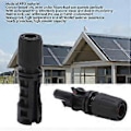 Miniatyrbilde 4 av 4: 12 stk. Solcellepanelkobling IP67 Kobberfortinnede pinner Hann- og hunnkoblingssett for industri 1500V 30A