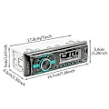 Pikkukuva 2 / 4: LCD-näyttö HD-ääni Multimedia TF-kortti MP3-soitin Autoradio 12 V Kaukosäädin