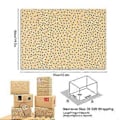 Miniatyrbilde 2 av 5: Kraft, Bursdagsgavepapir, 6 Ark Kraft Brun Gavepapir med Merkelapper, Snorer og Klistremerker