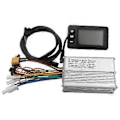 Miniatyrbillede 2 af 5: Elektrisk scooter børsteløs motorcontroller 48V 21A+S866 LCD-display dashboard kit E-scooter tilbehør sort+hvid