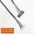 Miniatyrbillede 5 af 5: 21 stk. LVDS skærmkabel-sæt med 5 stk. kabeladapter 10-65 tommer skærmreparation FPC skærmtester