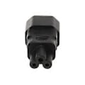 Miniatyrbilde 4 av 5: IEC 320 C14 3-Pin Hann Til C5 3-Pin Hunn Strømplugg Konverter Adapter