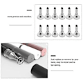 Miniatyrbillede 2 af 5: 12 stk. Universal Tip Kapacitiv Stylus Touch Screen Pen Nib Silikone Udskiftning Blyantspids Til Mob