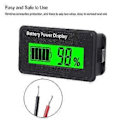 Miniatyrbild 5 av 5: 12v 24v 48v Batterikapacitetsmätare Universal LCD Batteri Voltmeter Display
