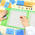 Miniatyrbillede 2 af 5: Sensorisk beregning puslespil bræt legetøj hjerne teaser småbarn matematik læring gave
