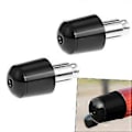 Miniatyrbilde 5 av 5: Par Universal Motorsykkel Motorsykkel Aluminium Styre Bar Ender Plugger Grepshetter