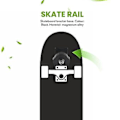 Miniatyrbillede 2 af 5: Arrival Surf Skate Trucks Alloy 7-tommer Land Surfboard Skateboard Beslag Base Sort C7 Bro Sprin