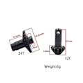 Miniatyrbild 2 av 5: 4st Stål Axelring Ar Pin Ar Set 12t 24t 9777 För 4m 1/18 Rc Crawler Bil U