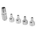 Miniatyrbillede 3 af 5: Airbrush afbryder kobling frigivelse montering adapter med 5 han fittings, 1/8 tommer M-F