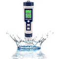 Miniatyrbillede 1 af 5: Ph-måler, 5 i 1 Ph/tds/ec/orp/temperatur, vandkvalitetsmonitor til swimmingpools, hydroponi, drikkevand, akvarier