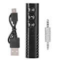 Miniatyrbillede 1 af 5: Bærbar kraveclips Bil Håndfri Bluetooth 3.5 AUX o Modtager 4.2 Høj Definition Opkald Tag Billeder