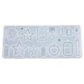 Miniatyrbilde 1 av 5: Krystall Epoxy Resin Form Øredobber Anheng Støping Silikonform DIY Verktøy