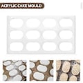 Miniatyrbillede 3 af 5: Dacquoise Kageform Akryl Kageform Makron Dessert Bageri Japan DIY Bageværktøj