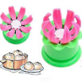 Miniatyrbillede 1 af 3: 2 stk. Baozi Maker Bao Steamer Dumpling Maker Baozi Form Tilfældig Farve