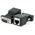 Miniatyrbillede 4 af 5: Vga Extender Han Til Rj45 Cat5 Cat6 20m Netværkskabel Adapter Port Til Lan Ethernet Port Konverter