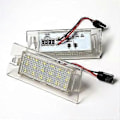 Miniatyrbillede 5 af 5: Bil LED Nummerplade Lys Lampe Hvid 68223864AB til 2014-2018 Bil Baglygter