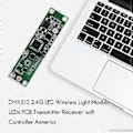 Miniatyrbild 3 av 3: Dmx512 2.4g Led Trådlös Ljusmodul Leds Pcb Sändare Mottagare Med Kontroller Antenn