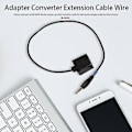 Miniatyrbillede 4 af 5: 3,5 mm til RJ9 4p4c Fe Adapter Konverter Forlængerkabelledning til Telefon Høj Adapter Cab