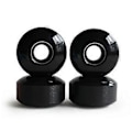 Miniatyrbillede 3 af 5: Skateboardhjul med lejer 52x30mm Street Pu Hjul Skateboarddele Cruiser Longboard Hjul (4) Sort