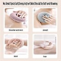 Miniatyrbild 5 av 5: 2-pack Supermjuk Solros Sugpropp Badboll, Loofah Svamp Exfolierar Effektivt, Essential, C